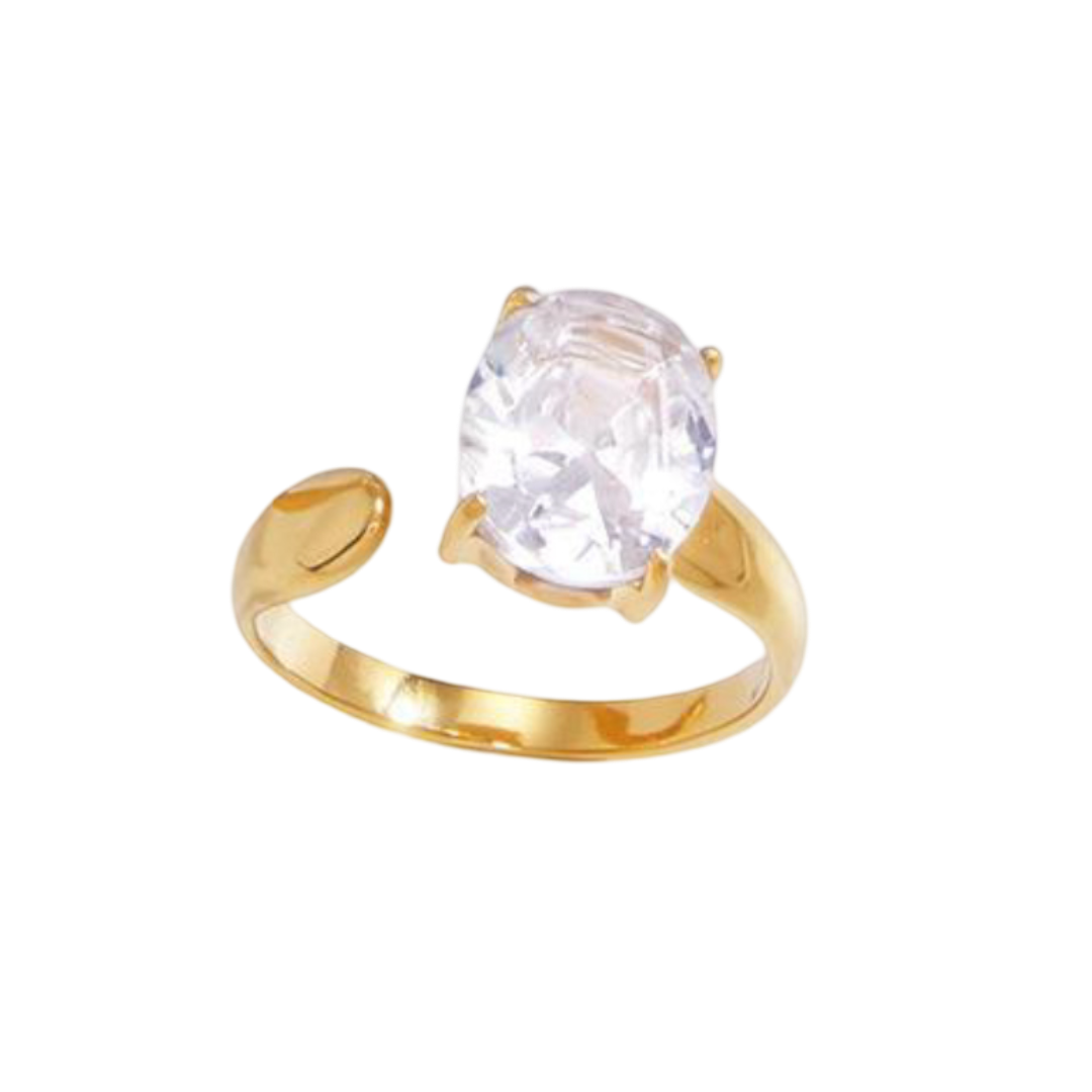 Diamond Open Ring | Charms by Andie