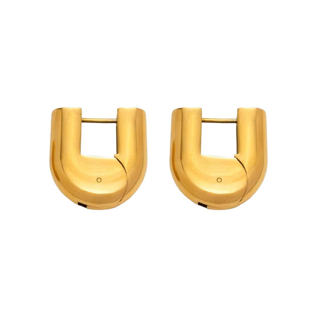 Chunky Designer U shaped Earrings