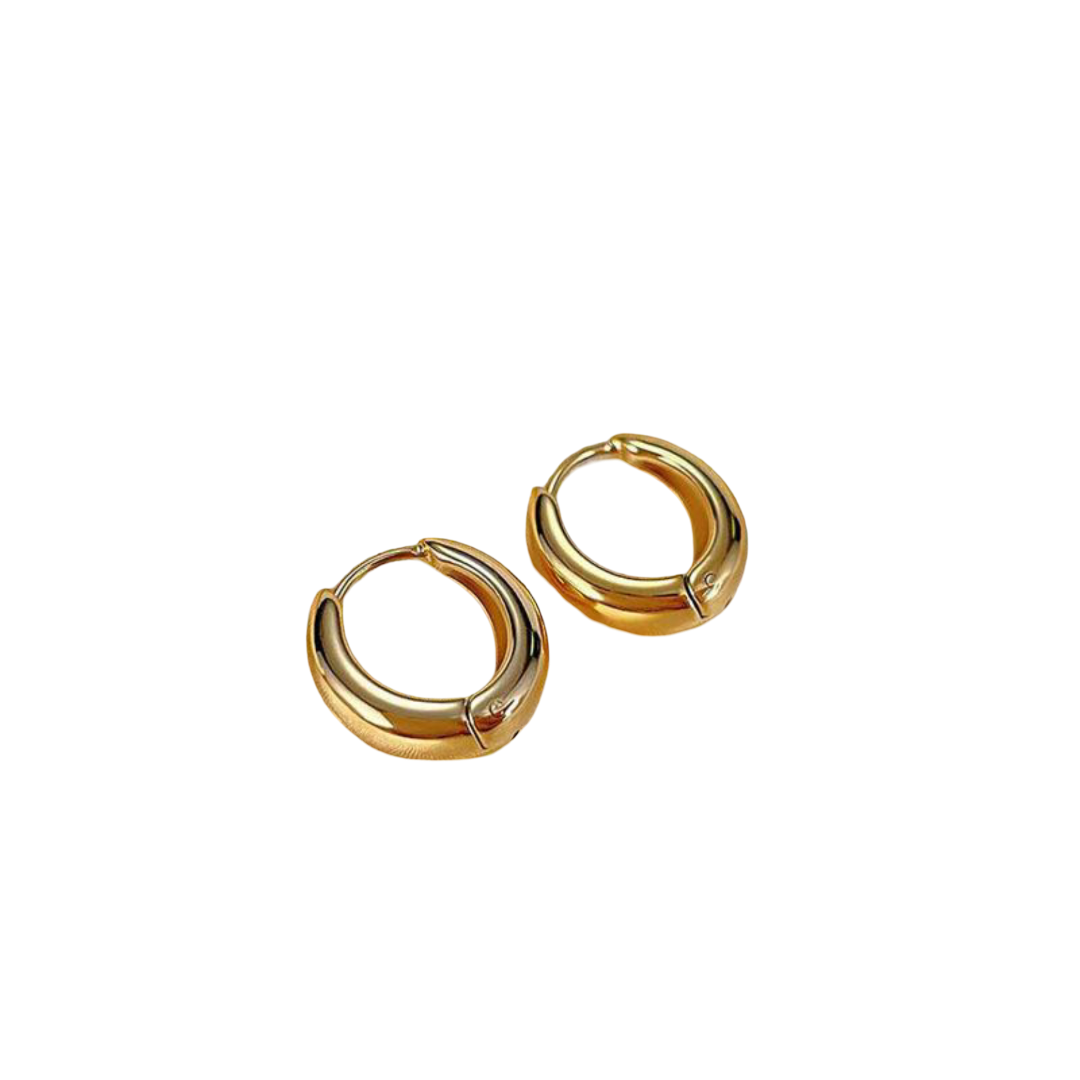 French Minimalist Huggie Earrings