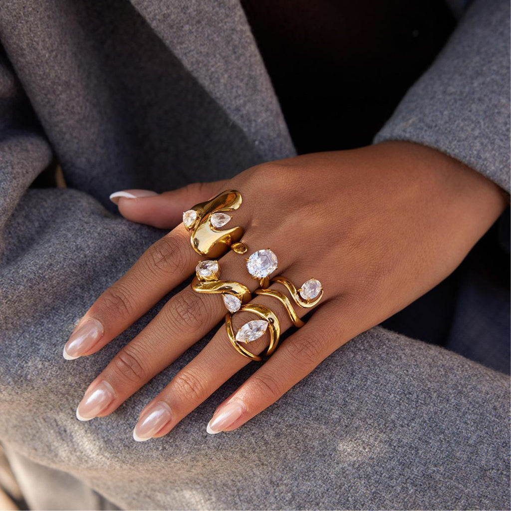 Waterproof Sweatproof Anti Tarnish Rings Charms by Andie