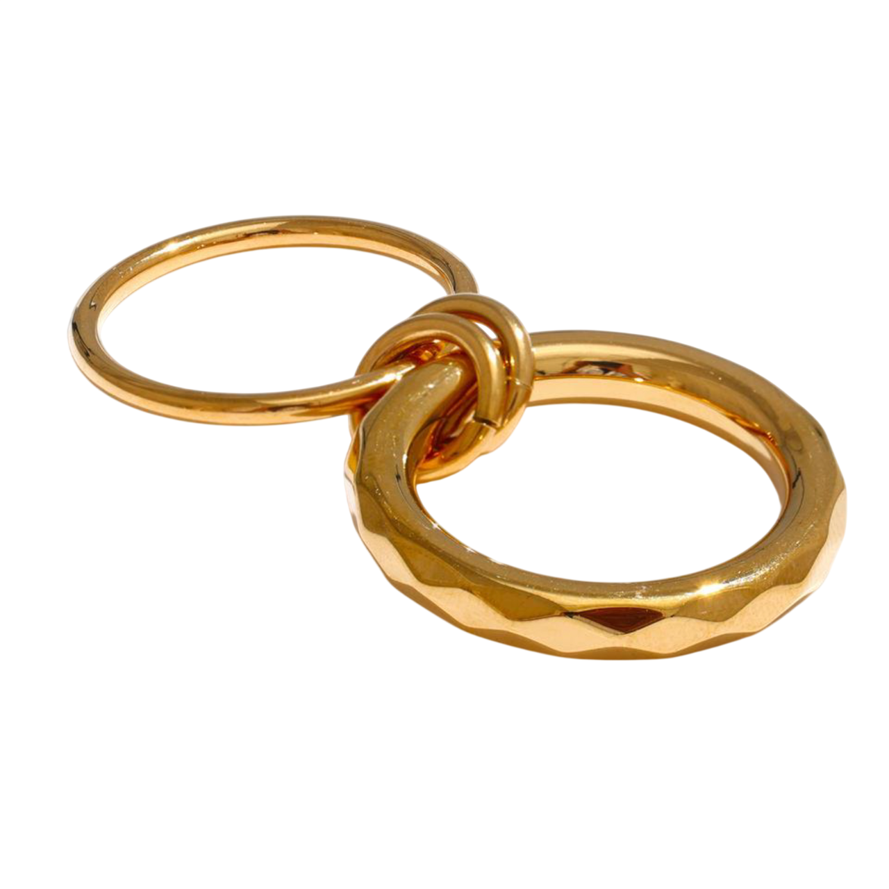 Minimalist Double Layer Ring