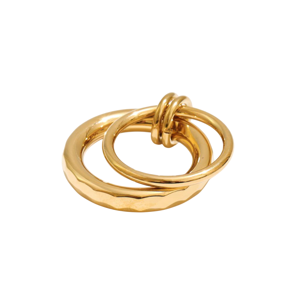 Minimalist Double Layer Ring