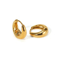 French Minimalist Huggie Earrings Waterproof