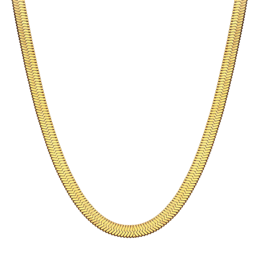 Gold Herringbone Chain