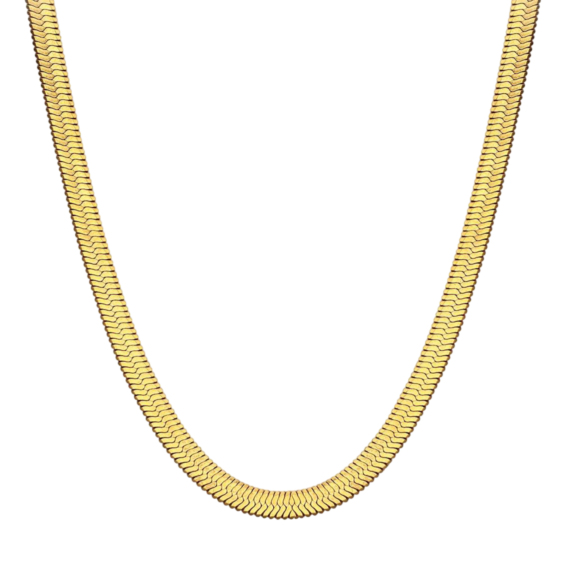 Gold Herringbone Chain