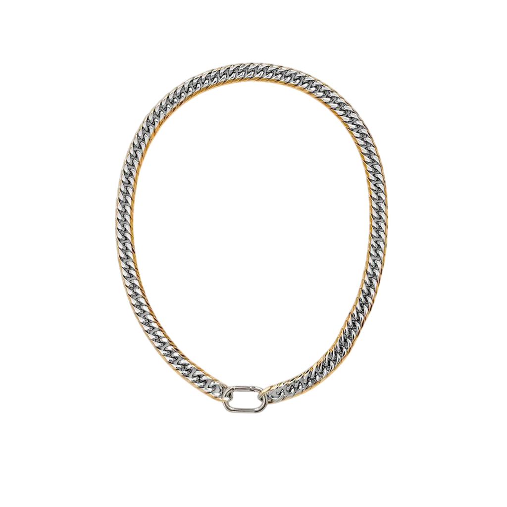 Gold and silver chain necklace Waterproof Sweatproof, Anti-Tarnish Workout, Swim and shower Friendly Charms by Andie