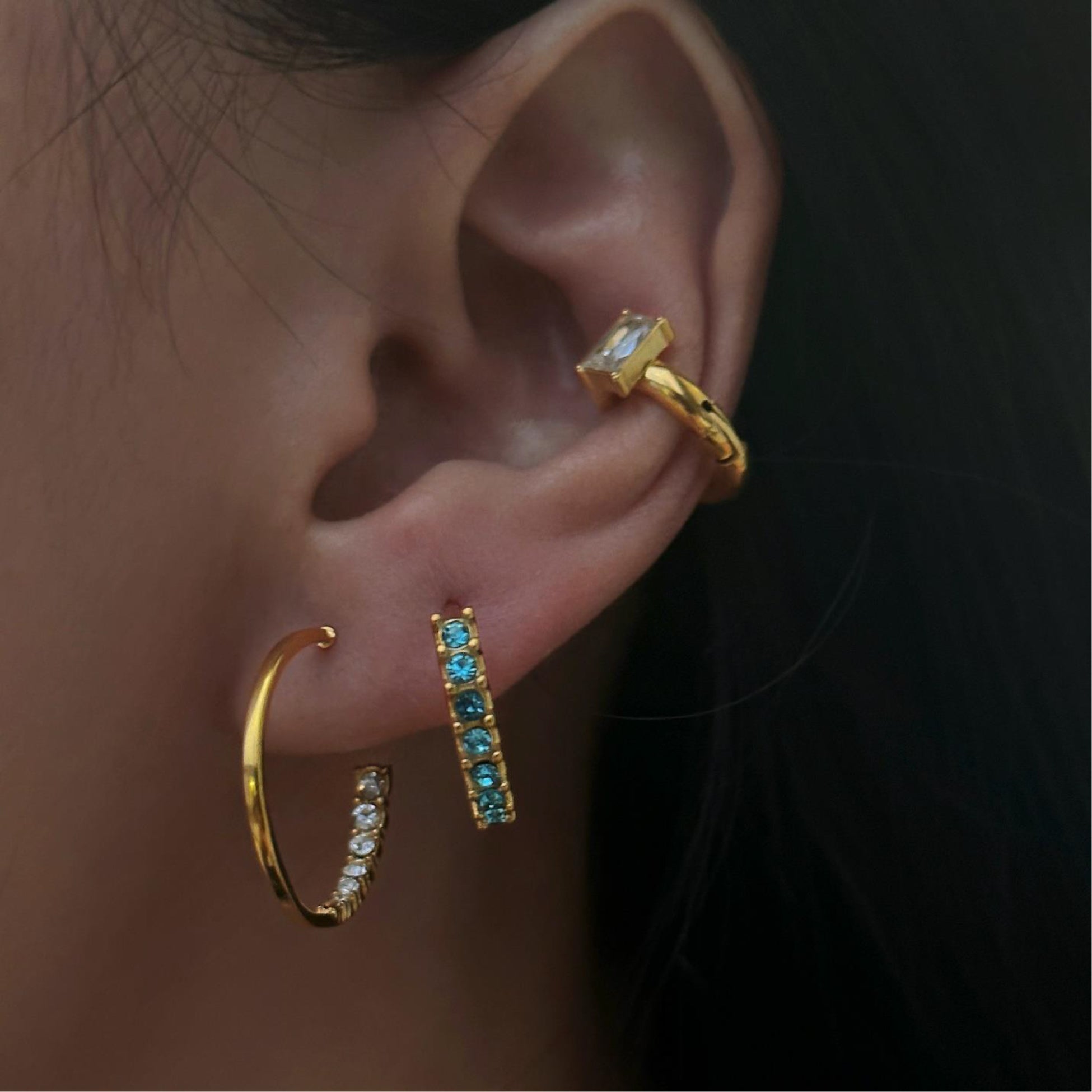 Inside Diamond Earrings