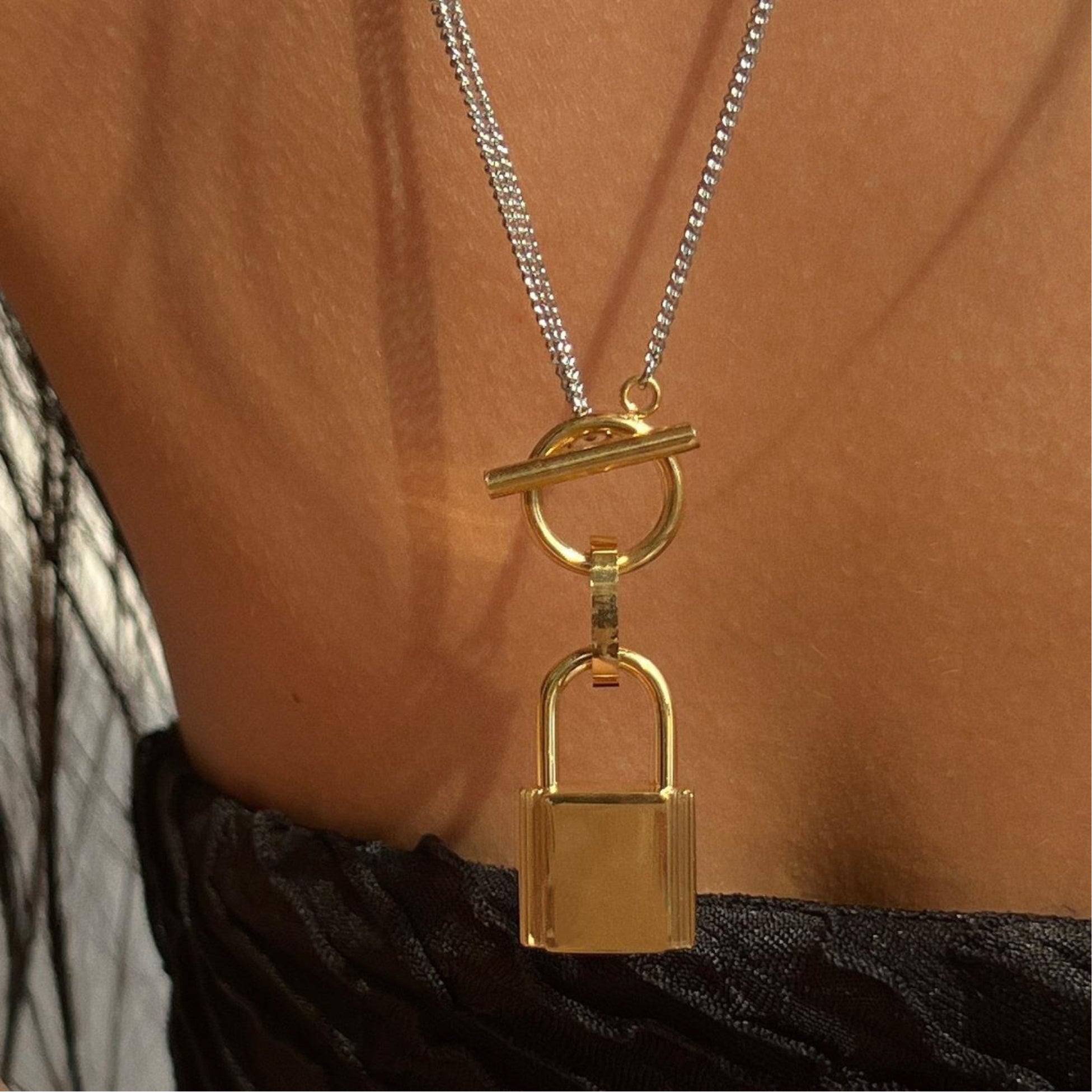 Love Lock Pendant Necklace