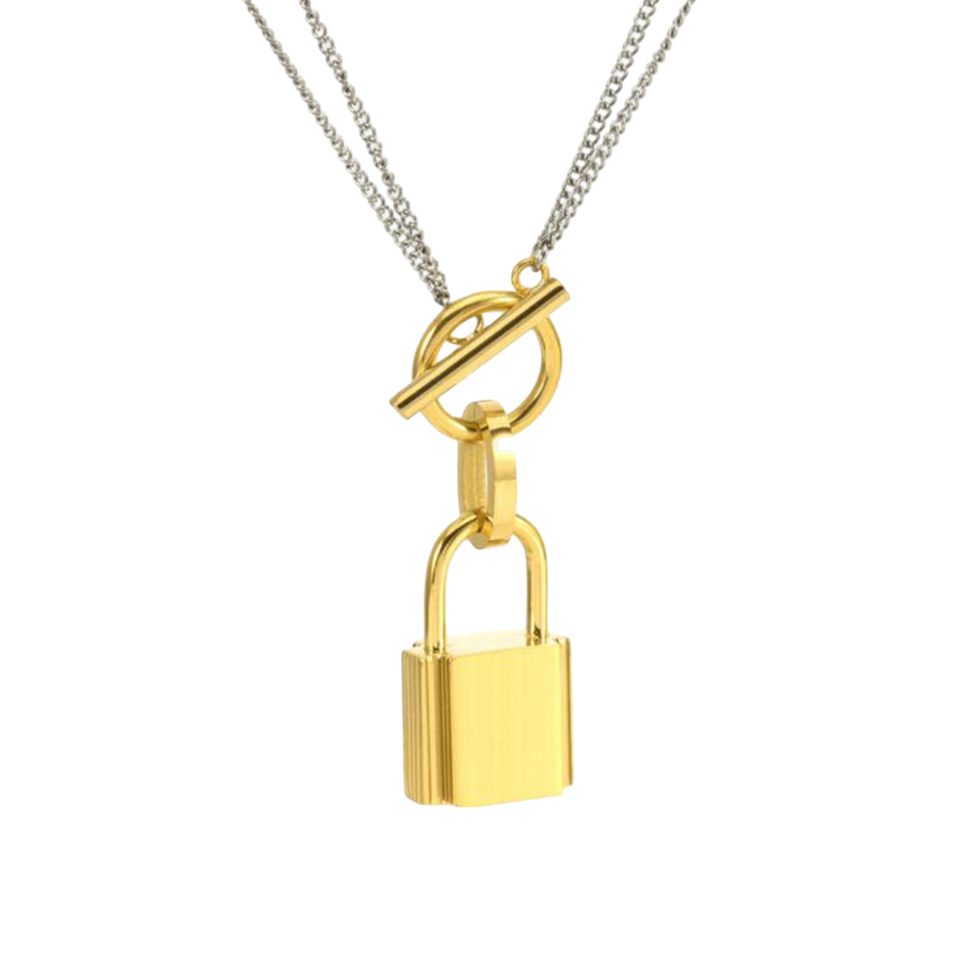 Love Lock Pendant Necklace