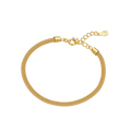 Gold Mesh Net Chain Bracelet | Waterproof Sweatproof Anti Tarnish Bracelet Charms by Andie