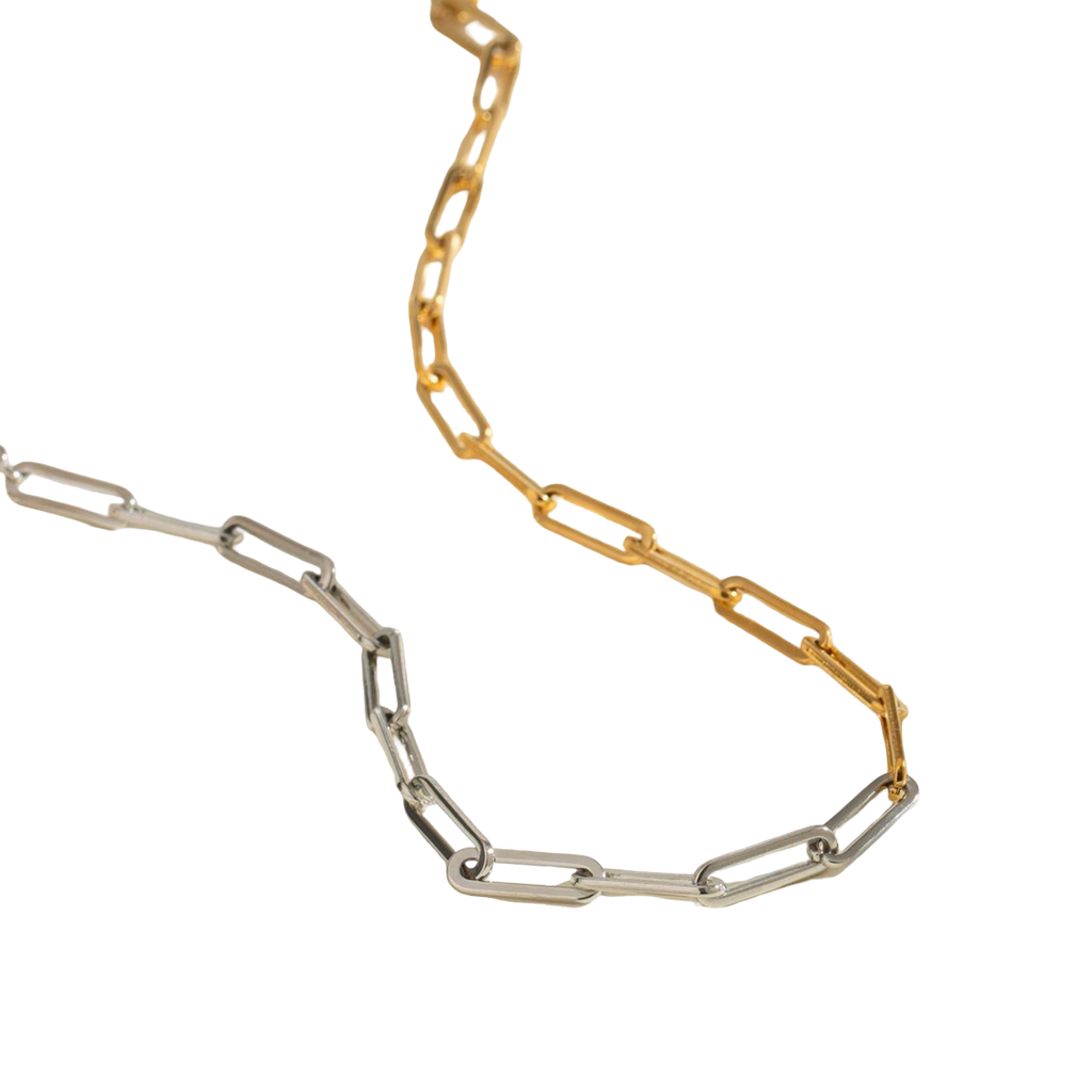 Waterproof Sweatproof Anti Tarnish Paper clip necklace Charms by Andie