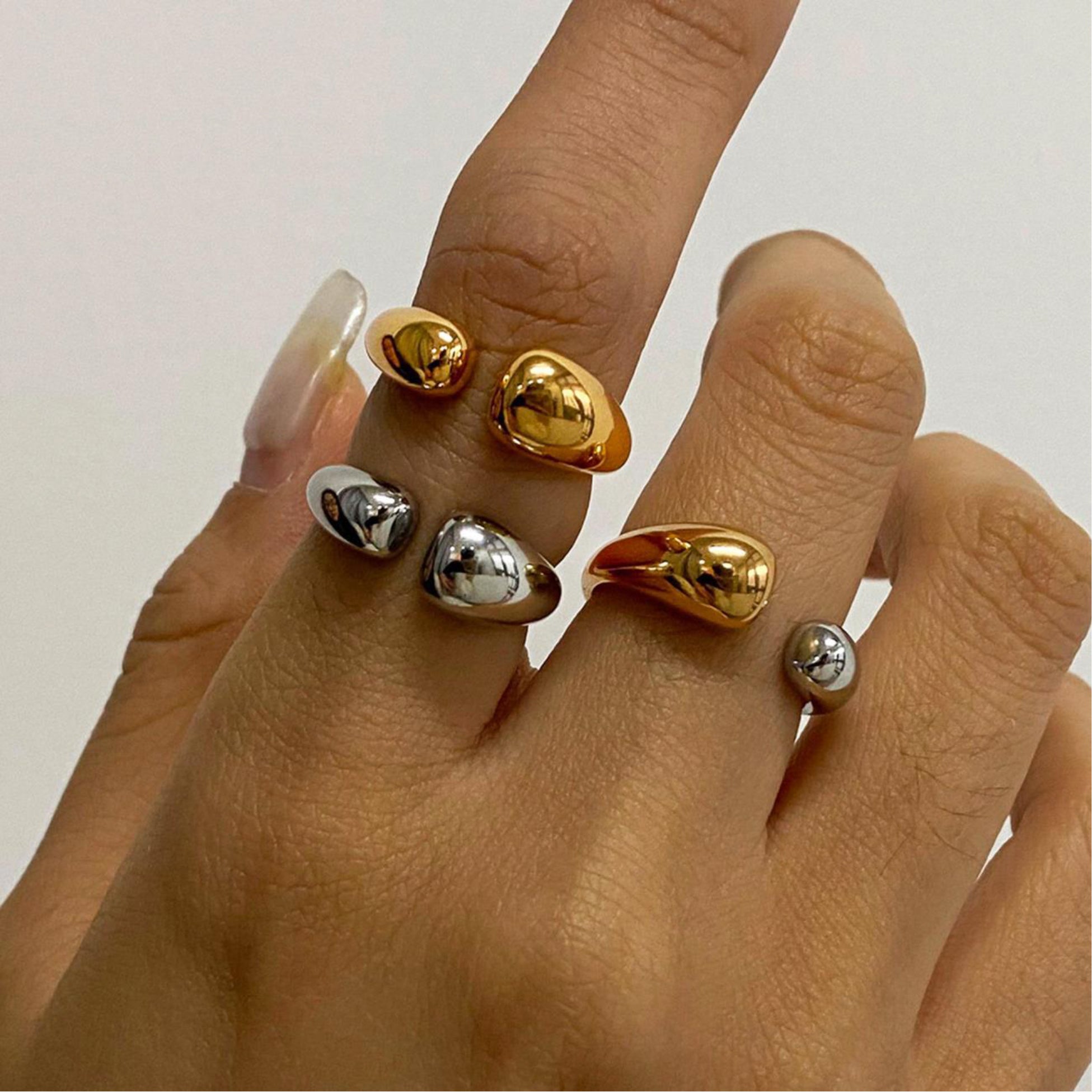 Waterproof Sweatproof Anti Tarnish Ring Charms by Andie