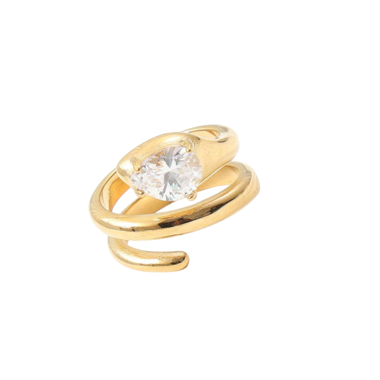 Coiled Snake Ring